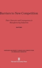 Image for Barriers to New Competition