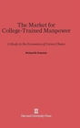 Image for The Market for College-Trained Manpower : A Study in the Economics of Career Choice