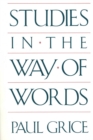 Image for Studies in the way of words