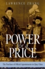 Image for Power for a price  : the purchase of official appointments in Qing China