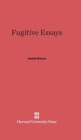 Image for Fugitive Essays