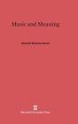 Image for Music and Meaning
