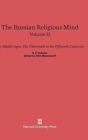 Image for The Russian Religious Mind, Volume II