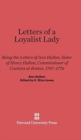 Image for Letters of a Loyalist Lady