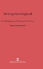 Image for Writing New England