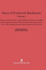 Image for Diary of Frederick Mackenzie. Volume I