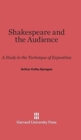 Image for Shakespeare and the Audience