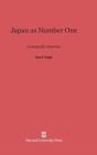 Image for Japan as Number One : Lessons for America