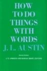 Image for How to Do Things with Words