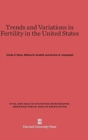 Image for Trends and Variations in Fertility in the United States