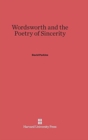 Image for Wordsworth and the Poetry of Sincerity
