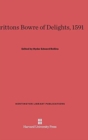 Image for Brittons Bowre of Delights, 1591