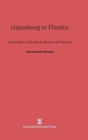 Image for Gutenberg to Plantin