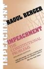 Image for Impeachment : The Constitutional Problems, Enlarged Edition