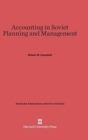 Image for Accounting in Soviet Planning and Management