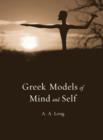 Image for Greek models of mind and self