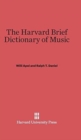 Image for The Harvard Brief Dictionary of Music