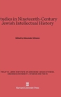 Image for Studies in Nineteenth-Century Jewish Intellectual History