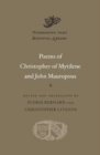 Image for Poems of Christopher of Mytilene and John Mauropous