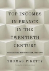 Image for Top Incomes in France in the Twentieth Century