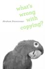 Image for What&#39;s wrong with copying?