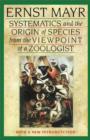 Image for Systematics and the origin of species, from the viewpoint of a zoologist