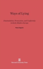 Image for Ways of Lying