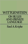Image for Wittgenstein on rules and private language  : an elementary exposition