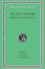 Image for Select Papyri, Volume II: Public Documents