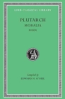 Image for Plutarch Moralia  : index