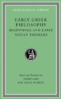 Image for Early Greek Philosophy, Volume I