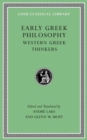 Image for Early Greek Philosophy, Volume II