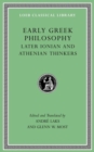 Image for Early Greek Philosophy, Volume III