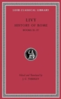 Image for History of Rome, Volume X : Books 35–37