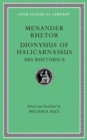 Image for Menander Rhetor. Dionysius of Halicarnassus, Ars Rhetorica