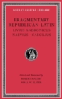 Image for Fragmentary Republican Latin, Volume VI