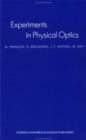 Image for Experiments In Physical Optics