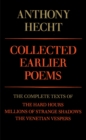 Image for Collected Earlier Poems of Anthony Hecht