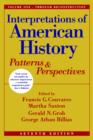 Image for INTERPRETATIONS OF AMERICAN HISTORY VOL. I