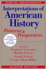 Image for Interpretations of American History : Patterns and Perspectives