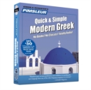 Image for Pimsleur Greek (Modern) Quick &amp; Simple Course - Level 1 Lessons 1-8 CD : Learn to Speak and Understand Modern Greek with Pimsleur Language Programs