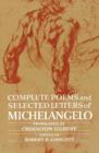 Image for Complete Poems and Selected Letters of Michelangelo