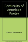 Image for The Continuity of American Poetry