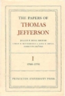 Image for The Papers of Thomas Jefferson, Volume 1 : 1760 to 1776