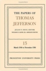 Image for The Papers of Thomas Jefferson, Volume 15 : March 1789 to November 1789