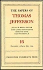 Image for The Papers of Thomas Jefferson, Volume 16