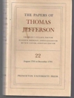 Image for The Papers of Thomas Jefferson, Volume 22 : 6 August-31 December 1791