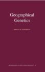 Image for Geographical genetics