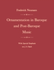 Image for Ornamentation in Baroque and Post-Baroque Music