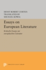 Image for Essays on European Literature